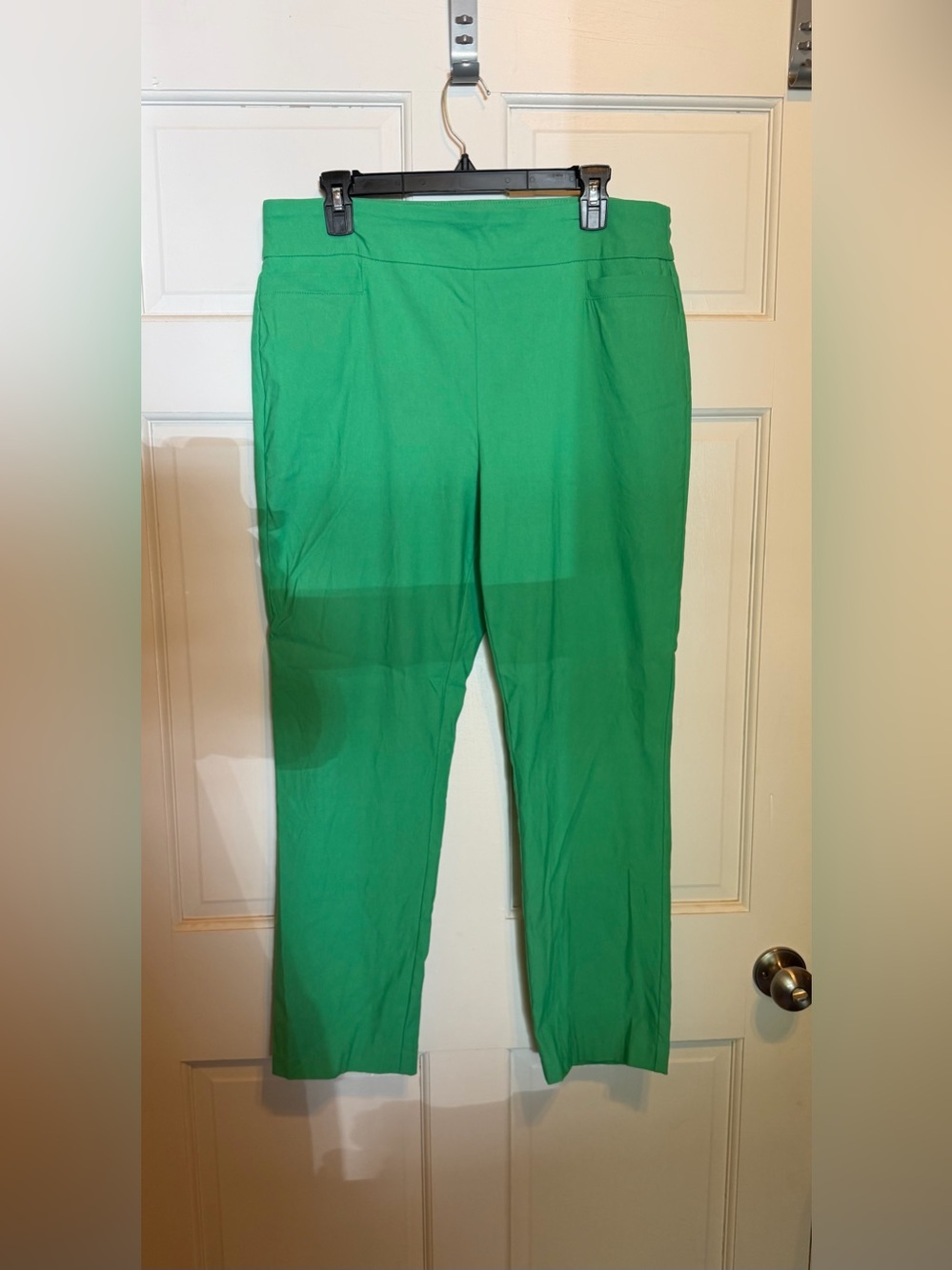 Kim Rogers tummy control green pants - 14 short